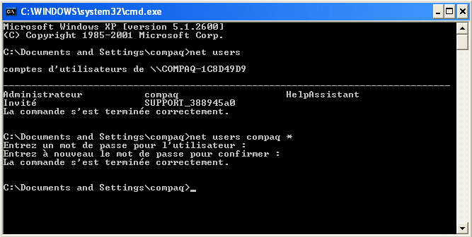 Comment changer le mot de passe oublier windows ou linux